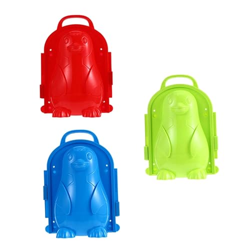 KOMBIUDA 3 Stück Winter Maker Clips für Einfache Handhabung Sicheres Material Kreative Spielmöglichkeiten im Schnee Zubehör für Schneeballschlachten Farbe Zufällig Zufällige von KOMBIUDA