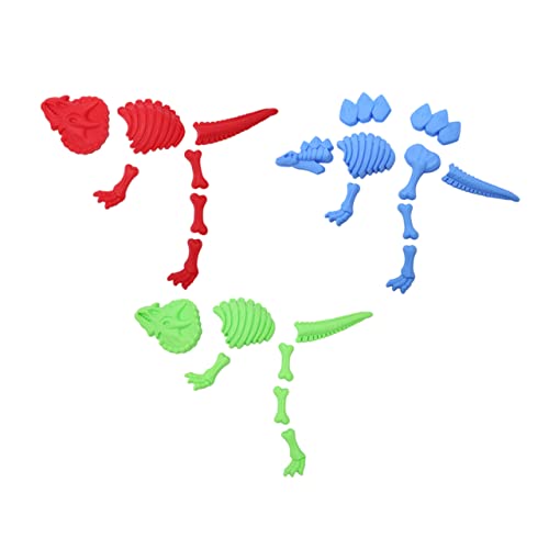 KOMBIUDA 3 Stücke Dinosaurier Skelett Form Fossil Dinosaurier Form Spielset Dinosaurier Sand Formen Sand Formen Für Kunststoff von KOMBIUDA