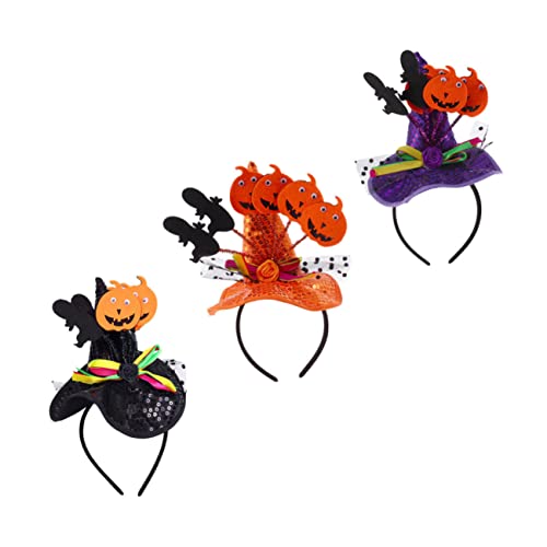 KOMBIUDA 3 Stücke Hexenhut Stirnband Halloween-kostüm-kopfschmuck Halloween-stirnbänder Halloween-cosplay-stirnbänder Hexenhut Stirnbänder Für Halloween Halloween Halloween-requisiten Tuch KOMBIUDA 3 Stücke Hexenhut Stirnband Halloween-kostüm-kopfschmuck Halloween-stirnbänder Halloween-cosplay-stirnbänder Hexenhut Stirnbänder Für Halloween Halloween Halloween-requisiten Tuch von KOMBIUDA