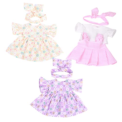 KOMBIUDA 3 Stücke Puppenkleidung Mädchenkleidung Anziehspielkleidung KOMBIUDA 3 Stücke Puppenkleidung Mädchenkleidung Anziehspielkleidung von KOMBIUDA