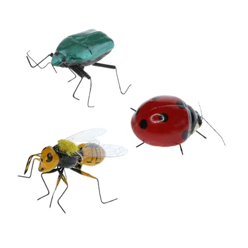 KOMBIUDA 3 Stück Marienkäfer Biene Lernspielzeug Realistische Gartendekormodelle Für Wissenschaftsstationen Für Jungen Und Mädchen KOMBIUDA 3 Stück Marienkäfer Biene Lernspielzeug Realistische Gartendekormodelle Für Wissenschaftsstationen Für Jungen Und Mädchen von KOMBIUDA