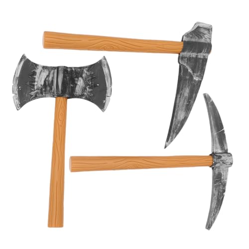 KOMBIUDA 3stücke Teiliges Halloween GNOME Requisiten Dwarf Cosplay Zubehör Mit Pickaxe Sickle Und Für Bühnenaufführungen Und Party Dekorationen von KOMBIUDA