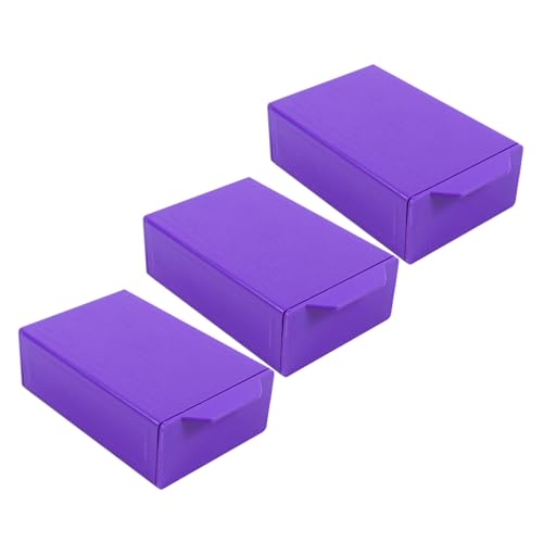 KOMBIUDA 3-Teilige Vielfalt Box für kinderspielzeug Trick Box Bühnenaufführungs-Requisiten Nahaufnahme Requisiten Plastik Violett von KOMBIUDA