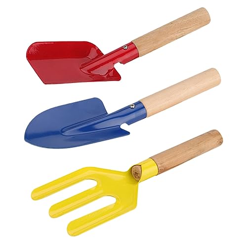 KOMBIUDA 3stücke Teiliges Gartenwerkzeug Holzgriff Handspaten Schaufel Und Für Gartenarbeit Umpflanzen Und Auflockern Von Erde Kleinen Töpfen Und Beeten KOMBIUDA 3stücke Teiliges Gartenwerkzeug Holzgriff Handspaten Schaufel Und Für Gartenarbeit Umpflanzen Und Auflockern Von Erde Kleinen Töpfen Und Beeten von KOMBIUDA