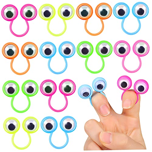 KOMBIUDA 30 Stk Augen ring Spielzeug interaktives spielzeug heusgen Radiergummis für Kinder Kinderringe Gläser Kinderbrille Partybevorzugungsspielzeug Partygeschenke Halloween Augenring von KOMBIUDA