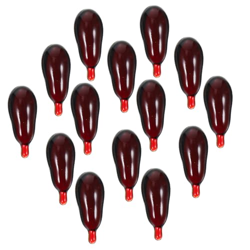 KOMBIUDA 30 Stück Halloween Blutkapseln Fake Blood Pillen Theatralische Requisiten für Gruselige Partys und Cosplay Realistische Effekte Tragbare Schwarze und Rote Blutkapseln KOMBIUDA 30 Stück Halloween Blutkapseln Fake Blood Pillen Theatralische Requisiten für Gruselige Partys und Cosplay Realistische Effekte Tragbare Schwarze und Rote Blutkapseln von KOMBIUDA