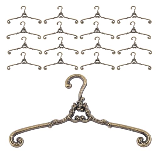 KOMBIUDA 30 Stück Metallische Kleiderbügel für Puppen Praktische Aufbewahrungslösungen für Puppenhausgarderobe Leicht und Robust für DIY Projekte KOMBIUDA 30 Stück Metallische Kleiderbügel für Puppen Praktische Aufbewahrungslösungen für Puppenhausgarderobe Leicht und Robust für DIY Projekte von KOMBIUDA