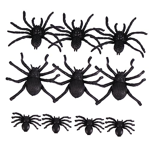 KOMBIUDA Große Realistische Kunststoff-Spinnen Für Halloween Dekoration Und Streiche Auffällige Party-Dekoration Mit Gruseligen Spinnen-Modellen Für Kostümpartys Und Rollenspiele von KOMBIUDA