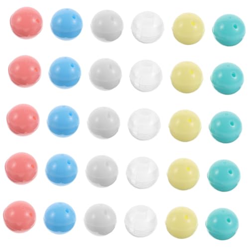 KOMBIUDA 30 Stück Teiliges Mini-spielzeugkapseln aus Kunststoff Bunte Leere Gumball-behälter für Eier-automaten DIY Überraschungspreise und Partygeschenke Geeignet für Verkaufsautomaten KOMBIUDA 30 Stück Teiliges Mini-spielzeugkapseln aus Kunststoff Bunte Leere Gumball-behälter für Eier-automaten DIY Überraschungspreise und Partygeschenke Geeignet für Verkaufsautomaten von KOMBIUDA