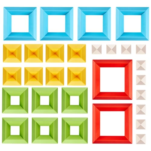 KOMBIUDA 30 Teiliges Bauspielzeug Für Kleinkinder Stapelspielzeug Mit Geometrischen Formen Pädagogisches Lernspielzeug Für Vorschulkinder Kreatives Spielzeugset Für Die Frühe KOMBIUDA 30 Teiliges Bauspielzeug Für Kleinkinder Stapelspielzeug Mit Geometrischen Formen Pädagogisches Lernspielzeug Für Vorschulkinder Kreatives Spielzeugset Für Die Frühe von KOMBIUDA