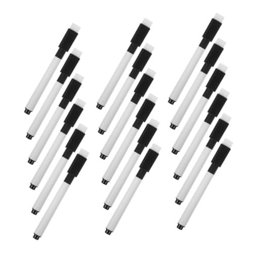 KOMBIUDA 30St Whiteboard-Stift Transparenter Bindemittel Marker für Schulbedarf kreidemarker abwischbare stifte kleine trocken abwischbare Marker Whiteboardmarker mit Radiergummi Plastik KOMBIUDA 30St Whiteboard-Stift Transparenter Bindemittel Marker für Schulbedarf kreidemarker abwischbare stifte kleine trocken abwischbare Marker Whiteboardmarker mit Radiergummi Plastik von KOMBIUDA