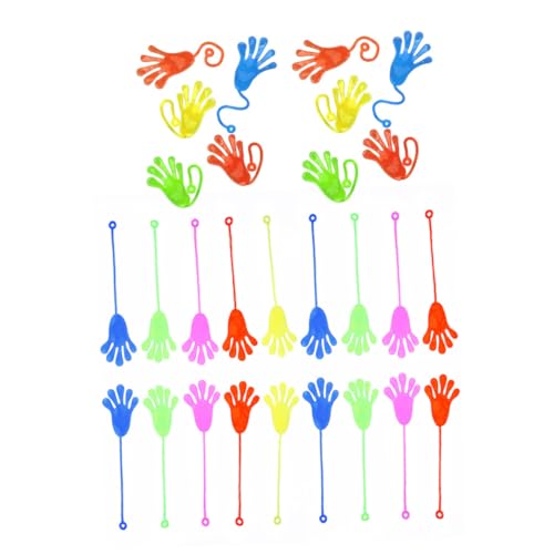 KOMBIUDA 30Stücke Elastische Klebrige Hände für Dehnbare Handspielzeuge Kreative Wandspielzeuge Partygeschenk für Jungen und Wiederverwendbar und Spaßig KOMBIUDA 30Stücke Elastische Klebrige Hände für Dehnbare Handspielzeuge Kreative Wandspielzeuge Partygeschenk für Jungen und Wiederverwendbar und Spaßig von KOMBIUDA