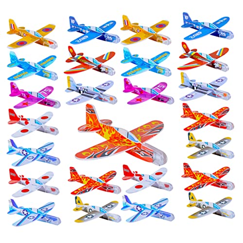 KOMBIUDA Spielzeugflugzeuge Für Kinder 32-teiliges Schaumstoff-Flugzeug-Spielzeug-Set Für Jungen Und Mädchen Geburtstagsparty Gastgeschenke Dekorationen Zufälliger Stil KOMBIUDA Spielzeugflugzeuge Für Kinder 32-teiliges Schaumstoff-Flugzeug-Spielzeug-Set Für Jungen Und Mädchen Geburtstagsparty Gastgeschenke Dekorationen Zufälliger Stil von KOMBIUDA