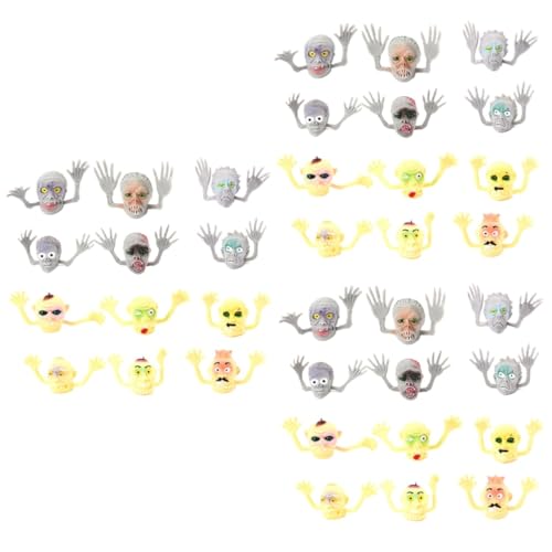 KOMBIUDA 36 STK Halloween Finger Betten Halloween- Für Kinder Halloween-fingerspielzeug Finger-Hand-Spielzeug Halloween-taschenfüller Halloween-Requisiten Kinderspielzeug PVC KOMBIUDA 36 STK Halloween Finger Betten Halloween- Für Kinder Halloween-fingerspielzeug Finger-Hand-Spielzeug Halloween-taschenfüller Halloween-Requisiten Kinderspielzeug PVC von KOMBIUDA
