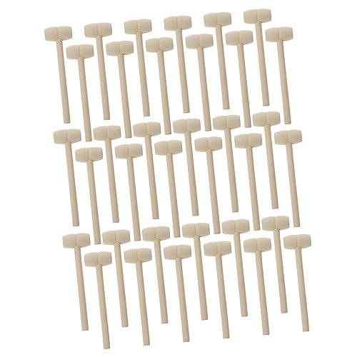 KOMBIUDA 36 Stück Holzhämmer Knackhämmer Meeresspielzeug Hammerspielzeug Kleiner Hammer Kleiner Holzhammer Klopfspielzeug Muschelhammer Minihammer Traktor Planet Kuchenhammer KOMBIUDA 36 Stück Holzhämmer Knackhämmer Meeresspielzeug Hammerspielzeug Kleiner Hammer Kleiner Holzhammer Klopfspielzeug Muschelhammer Minihammer Traktor Planet Kuchenhammer von KOMBIUDA