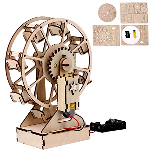 KOMBIUDA 3D-holzpuzzle DIY-Puzzle Lernspielzeug Puzzle Ohne Batterie Zusammenbauen Umweltfreundliches Sicheres Material Für Kinder von KOMBIUDA