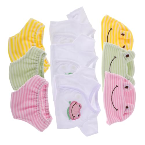 KOMBIUDA 3Sätze Mini Puppenkleidung für Puppen Teiliges Outfit für Kreative Spielstunden und Puppenmode KOMBIUDA 3Sätze Mini Puppenkleidung für Puppen Teiliges Outfit für Kreative Spielstunden und Puppenmode von KOMBIUDA