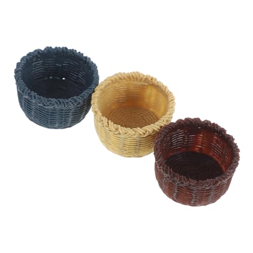 KOMBIUDA 3St Mini-Korb kühlkorb einkaufskorb Storage Baskets Miniaturkorb sammlerstücke Modellkorb Wasserhyazinthen-Würfelbehälter Mikroszenenkorb Aufbewahrungskorb Ornament Harz KOMBIUDA 3St Mini-Korb kühlkorb einkaufskorb Storage Baskets Miniaturkorb sammlerstücke Modellkorb Wasserhyazinthen-Würfelbehälter Mikroszenenkorb Aufbewahrungskorb Ornament Harz von KOMBIUDA