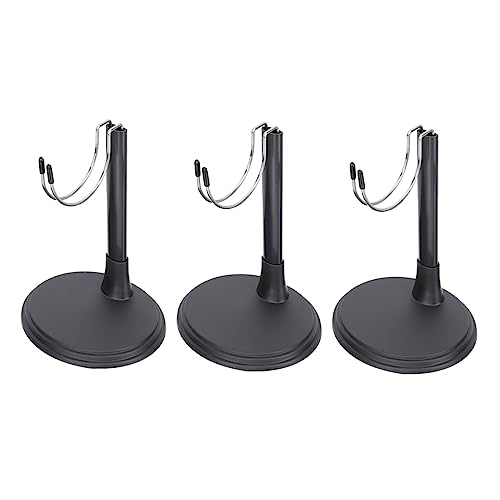 KOMBIUDA 3St Puppenständer Figure Stand doll Accessories Spielzeugpräsentation Puppenhalterung Figurenständer Babypuppenwagen Puppenfigurenhalter Puppenregale Plastik Black KOMBIUDA 3St Puppenständer Figure Stand doll Accessories Spielzeugpräsentation Puppenhalterung Figurenständer Babypuppenwagen Puppenfigurenhalter Puppenregale Plastik Black von KOMBIUDA
