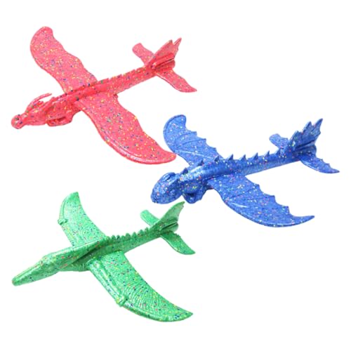 KOMBIUDA 3Stücke Wurfspielzeug Flugzeug Pterosaurier Drachen Modell Leicht für Drinnen Draußen Zufällige Farben Fördert Kreativität Teamspiel KOMBIUDA 3Stücke Wurfspielzeug Flugzeug Pterosaurier Drachen Modell Leicht für Drinnen Draußen Zufällige Farben Fördert Kreativität Teamspiel von KOMBIUDA