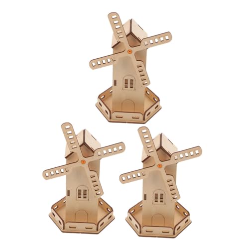 KOMBIUDA Pädagogisches Solar-windmühlen-Set – Holzhaus-Spielzeug Für Kinder Stem-wissenschafts-bastelset KOMBIUDA Pädagogisches Solar-windmühlen-Set – Holzhaus-Spielzeug Für Kinder Stem-wissenschafts-bastelset von KOMBIUDA