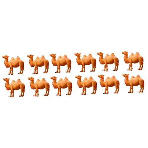 KOMBIUDA 3sets Tier Modell Ornament Kinder Spielzeug PVC Kamel Figurine Mini Kamel Spielzeug Figur Für Decor 4 Stücke * 3 von KOMBIUDA