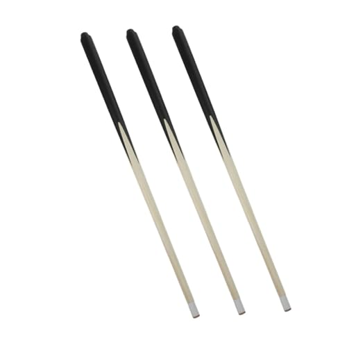 KOMBIUDA Kurzer Pool-Queue für Kinder 3-teiliges kurzes Pool-Queue-Set für Kinder Holz-Billard-Queue Pool-Stick von KOMBIUDA