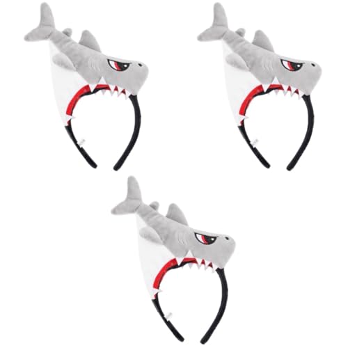KOMBIUDA 3-teiliges Stirnband Im Halloween-haifisch-stil Für Erwachsene Haifisch-stirnband Modische Haifisch-kopfbedeckung Für Frauen KOMBIUDA 3-teiliges Stirnband Im Halloween-haifisch-stil Für Erwachsene Haifisch-stirnband Modische Haifisch-kopfbedeckung Für Frauen von KOMBIUDA