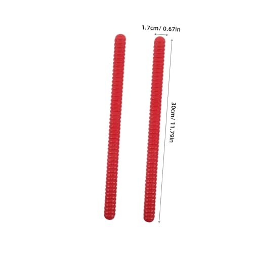 KOMBIUDA 4 . Teiliges Spiral-Rhythmus-Sticks aus Hartholz für Rote Musikklappern mit Strukturierter Oberfläche Leicht und Handfreundlich für Musikunterricht Frühe und Partys KOMBIUDA 4 . Teiliges Spiral-Rhythmus-Sticks aus Hartholz für Rote Musikklappern mit Strukturierter Oberfläche Leicht und Handfreundlich für Musikunterricht Frühe und Partys von KOMBIUDA