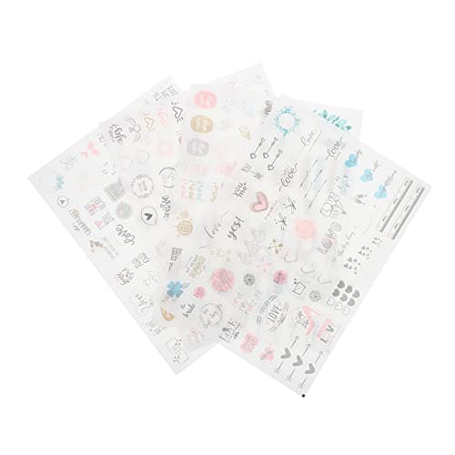 KOMBIUDA 4 Blätter Hochzeitsaufkleber PVC-Aufkleber Aufkleber Für Hochzeitsfeiern Scrapbook-Aufkleber Für Hochzeiten Party-Aufkleber Kreative Abziehbilder PVC Selbstklebend KOMBIUDA 4 Blätter Hochzeitsaufkleber PVC-Aufkleber Aufkleber Für Hochzeitsfeiern Scrapbook-Aufkleber Für Hochzeiten Party-Aufkleber Kreative Abziehbilder PVC Selbstklebend von KOMBIUDA