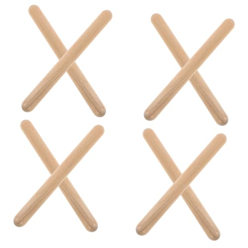 KOMBIUDA 4 Paare Schlagzeug Trommelstöcke Für Musikinstrumente Musik-Rhythmus-Stick Hammer-trommelstöcke Percussion-Stick, Rhythmus-Stick Bassdrumsticks Musik Drumsticks Holz Khaki KOMBIUDA 4 Paare Schlagzeug Trommelstöcke Für Musikinstrumente Musik-Rhythmus-Stick Hammer-trommelstöcke Percussion-Stick, Rhythmus-Stick Bassdrumsticks Musik Drumsticks Holz Khaki von KOMBIUDA