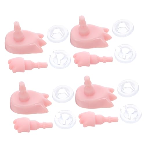 KOMBIUDA 4 Sätze Miniature Doll Hands and Feet Replacement Parts für DIY Puppenherstellung Realistische Kunststoffhände und Füße Passform für Kreative Displays und Langlebige KOMBIUDA 4 Sätze Miniature Doll Hands and Feet Replacement Parts für DIY Puppenherstellung Realistische Kunststoffhände und Füße Passform für Kreative Displays und Langlebige von KOMBIUDA