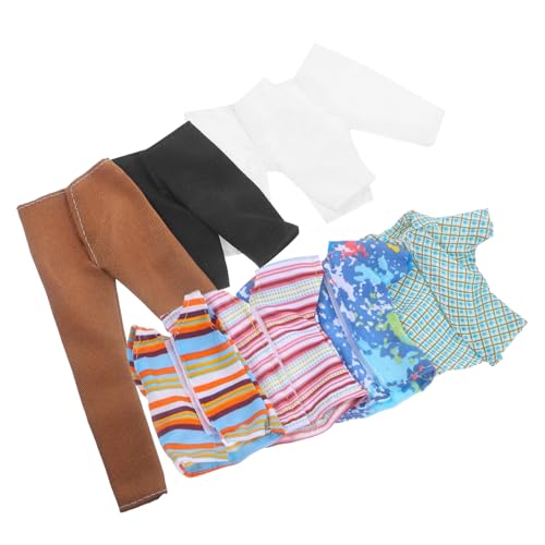 KOMBIUDA 4 Sätze Puppen-Herrenbekleidung Puppen-Outfits Männliche Puppenkleidung Männliche Puppen-Outfit-Requisiten Wiederverwendbares Puppenkostüm Kleine Puppenkleidung DIY Dull Kind Stoff von KOMBIUDA