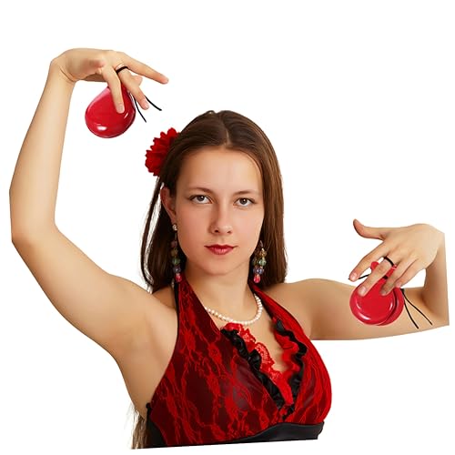KOMBIUDA 4 Stck Teiliges Holz Castagnetten für Bunte Finger Percussion Instrumente aus Sicherem Holz Fördert Musikalische Entwicklung und Rhythmusgefühl Lernspielzeug für Kleinkinder KOMBIUDA 4 Stck Teiliges Holz Castagnetten für Bunte Finger Percussion Instrumente aus Sicherem Holz Fördert Musikalische Entwicklung und Rhythmusgefühl Lernspielzeug für Kleinkinder von KOMBIUDA