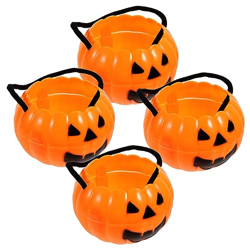 KOMBIUDA 4 Stück Abnehmbarer Kürbiseimer Halloween-süßigkeiten Füllstoffe Halloween-kürbis-eimer Halloween-geschenkkorb Kürbis Süßigkeiten Halloween-nostalgie-eimer Glühen Orange Plastik KOMBIUDA 4 Stück Abnehmbarer Kürbiseimer Halloween-süßigkeiten Füllstoffe Halloween-kürbis-eimer Halloween-geschenkkorb Kürbis Süßigkeiten Halloween-nostalgie-eimer Glühen Orange Plastik von KOMBIUDA