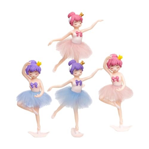 KOMBIUDA 4 Stück Ballerina-mädchen Cool Figuren Dekorationen Für Ballettpartys Modell Dekoration Ballettpuppe Pavillon Kuchen Puppenhaus Dessertdekoration Geburtstagstortendekoration Pvc KOMBIUDA 4 Stück Ballerina-mädchen Cool Figuren Dekorationen Für Ballettpartys Modell Dekoration Ballettpuppe Pavillon Kuchen Puppenhaus Dessertdekoration Geburtstagstortendekoration Pvc von KOMBIUDA