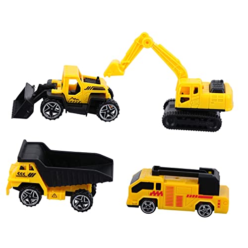 KOMBIUDA 4 Stück Baufahrzeug Indoor- Für Hausauto Kinderautospielzeug Kinderspielzeug Aus Kunststoff Auto Plastik Yellow KOMBIUDA 4 Stück Baufahrzeug Indoor- Für Hausauto Kinderautospielzeug Kinderspielzeug Aus Kunststoff Auto Plastik Yellow von KOMBIUDA
