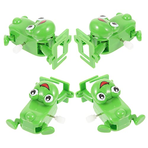 KOMBIUDA Manuelles Aufziehspielzeug-Set 4-teilig Frosch Uhrwerk Spielzeug Für Jungen Kinderspielzeug Kunststoffspielzeug Toll KOMBIUDA Manuelles Aufziehspielzeug-Set 4-teilig Frosch Uhrwerk Spielzeug Für Jungen Kinderspielzeug Kunststoffspielzeug Toll von KOMBIUDA
