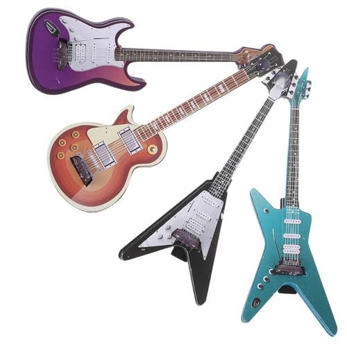 KOMBIUDA 4 Stück Gitarre Punk Rock Haarclips Metall Haaraccessoires für Partys Festivals und Alltag KOMBIUDA 4 Stück Gitarre Punk Rock Haarclips Metall Haaraccessoires für Partys Festivals und Alltag von KOMBIUDA