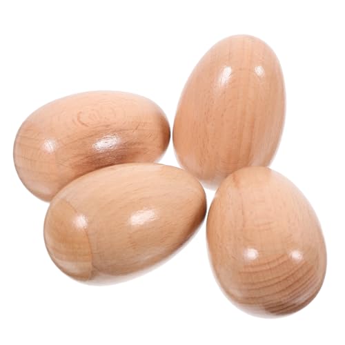 KOMBIUDA 4 Stück Holz Schaukel Ei Maracas Schlaginstrument Musikalisches Xylophon Ei Maracas Shaker Maracas Shaker Drehtrommel Ei Shaker Instrumente Für Den Musikunterricht Khaki KOMBIUDA 4 Stück Holz Schaukel Ei Maracas Schlaginstrument Musikalisches Xylophon Ei Maracas Shaker Maracas Shaker Drehtrommel Ei Shaker Instrumente Für Den Musikunterricht Khaki von KOMBIUDA