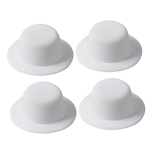 KOMBIUDA 4 Stück Hut Embryo Kleiner Zylinder kleine formelle Hüte Seidenhaube zum Schlafen Kappe Kreatives Bastelset DIY-Zubehör dekorative Zylinderhüte Haarspangen Tops Hüte Gebürstet Weiß KOMBIUDA 4 Stück Hut Embryo Kleiner Zylinder kleine formelle Hüte Seidenhaube zum Schlafen Kappe Kreatives Bastelset DIY-Zubehör dekorative Zylinderhüte Haarspangen Tops Hüte Gebürstet Weiß von KOMBIUDA