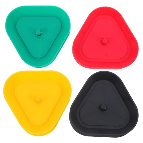KOMBIUDA 4 Stück Kartenhalter Karten Halterung Pokerzubehör Kartenspielhalter Kartenanzeigestand Halter für Spielkarten Zubehör für Pokerspiele Pokerkartenständer Deckhalter Plastik von KOMBIUDA