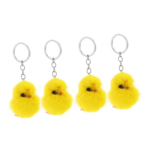 KOMBIUDA 4 Stück Kleiner gelber Huhn-Schlüsselanhänger Mini-Plüsch-Huhn Farmtiereschlüsselkette süßer Taschenschlüsselanhänger scrump plüsch Kükenkörbe aus Plüsch Mini-Küken Fuchspelz KOMBIUDA 4 Stück Kleiner gelber Huhn-Schlüsselanhänger Mini-Plüsch-Huhn Farmtiereschlüsselkette süßer Taschenschlüsselanhänger scrump plüsch Kükenkörbe aus Plüsch Mini-Küken Fuchspelz von KOMBIUDA
