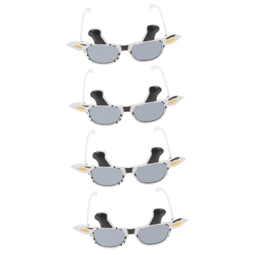 KOMBIUDA 4 Stück Lustige Kuhbrille aus Robustem Pc Material Witzige Partybrillen für Erwachsene als Cow Cosplay Requisite für Fasching Halloween und Mottofeiern KOMBIUDA 4 Stück Lustige Kuhbrille aus Robustem Pc Material Witzige Partybrillen für Erwachsene als Cow Cosplay Requisite für Fasching Halloween und Mottofeiern von KOMBIUDA