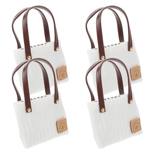 KOMBIUDA 4 Stück Maßstab Puppenhaus Zubehör Kleine Schultertaschen für Puppen Outfits DIY Dekoration für Miniaturwelten KOMBIUDA 4 Stück Maßstab Puppenhaus Zubehör Kleine Schultertaschen für Puppen Outfits DIY Dekoration für Miniaturwelten von KOMBIUDA