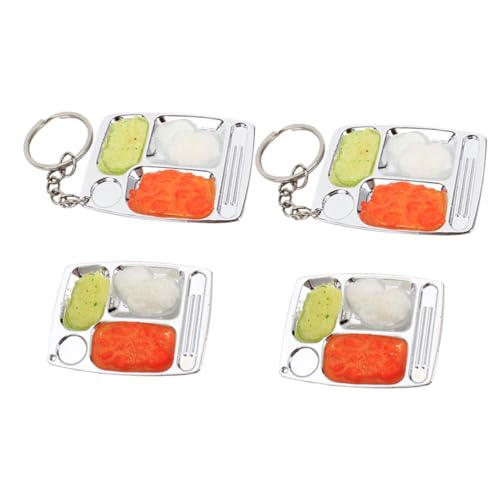 KOMBIUDA 4 Stück Mini Serviertablett Mini Vers Küche Miniatur Küche Miniatur Essteller Falschgeld Spielladen Cutecore Schlüsselanhänger Spielgeschirr Marken des Deckels Mini KOMBIUDA 4 Stück Mini Serviertablett Mini Vers Küche Miniatur Küche Miniatur Essteller Falschgeld Spielladen Cutecore Schlüsselanhänger Spielgeschirr Marken des Deckels Mini von KOMBIUDA