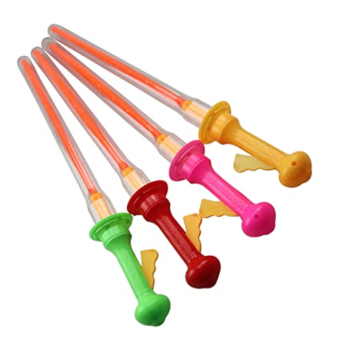 KOMBIUDA 4 Stück Outdoor-Spielblasenstäbe Party mitgebsel Riesenseifenblasen spielwaren kinderparty mitgebsel soap Bubbles spielsachen für draußen Toy Bubble-Maker-Stick von KOMBIUDA