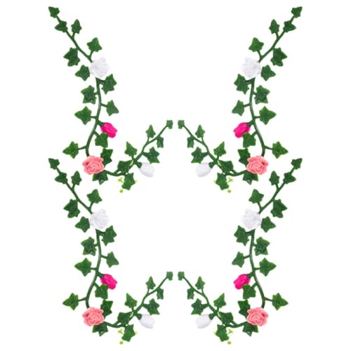 KOMBIUDA Puppenhaus-Girlande Aus Kunstblumen Miniatur-blumenranken Für Dekoration 4-teiliges Satz Mit Rosenrankengirlanden von KOMBIUDA