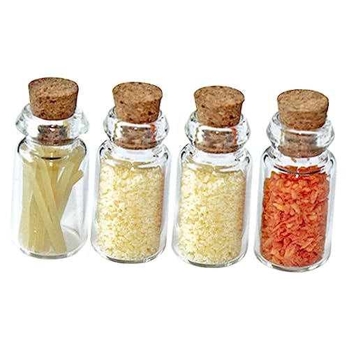 KOMBIUDA 4 Stück Puppenhausbrecher Bausatz Miniatur Puppenhauszubehör Figuren Mikroküchendekor Stellen Sie Sich Eine Küchendekoration Vor Mini-gewürzdose Flasche Für Minihaus Glas KOMBIUDA 4 Stück Puppenhausbrecher Bausatz Miniatur Puppenhauszubehör Figuren Mikroküchendekor Stellen Sie Sich Eine Küchendekoration Vor Mini-gewürzdose Flasche Für Minihaus Glas von KOMBIUDA