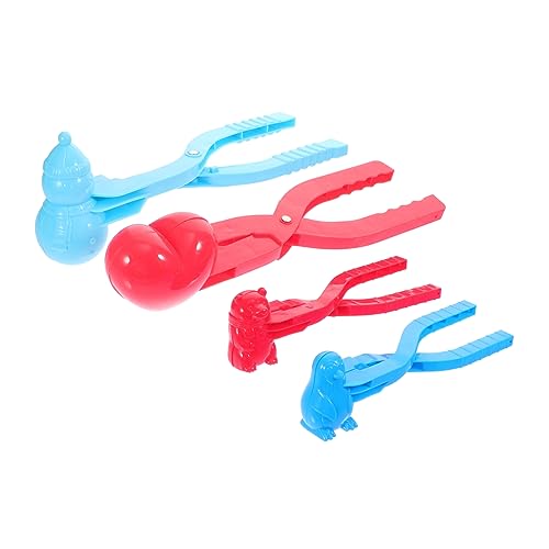 KOMBIUDA 4 Stück Schneeball-Clip Schneeklammer Plastik Zufällige Farbe KOMBIUDA 4 Stück Schneeball-Clip Schneeklammer Plastik Zufällige Farbe von KOMBIUDA